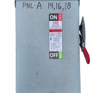 ABB GE TGN3322R 60A 240V 3P Non-Fusible General Duty Safety Switch NEMA 3R