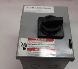 Eaton DR3030UG Rotary Disconnect Switch 30 Amp 600V New Old Stock