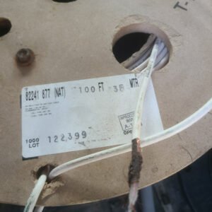 Belden 82241 23 AWG Solid RG-59/U 75 Ohm Plenum Coax Cable 100ft Coil Cut